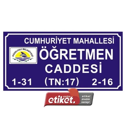 Cadde ve Sokak Levhaları - Görsel 2