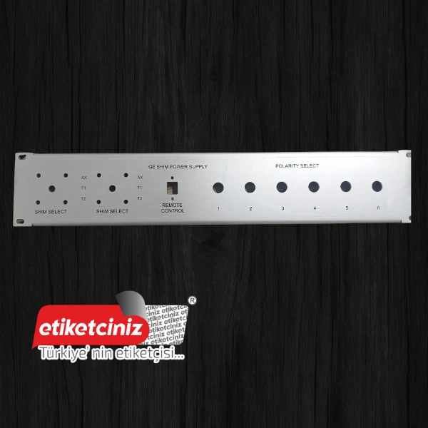 Makine Panel Etiket - Görsel 2