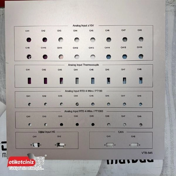 Makine Panel Etiket - Görsel 5