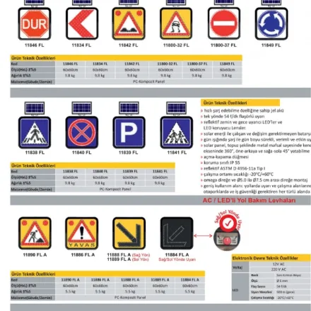 Plastik ve Metal Trafik Otopark Ekipmanları - Görsel 5