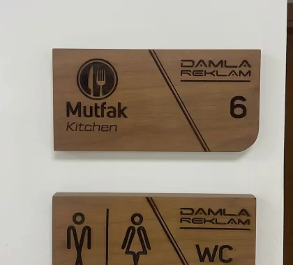 Ahşap Lazer Markalama Kazıma - Görsel 4