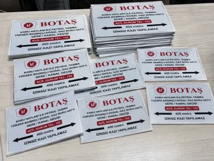 Botaş Levhaları - Görsel 2