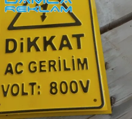 Tehlike Uyarı İşaretleri - Görsel 1