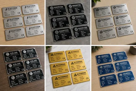 UV Metal Etiket - Görsel 6