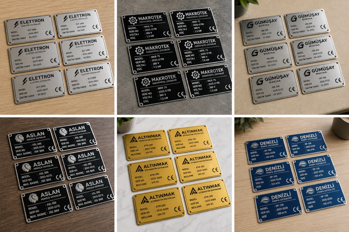 UV Metal Etiket - Görsel 6
